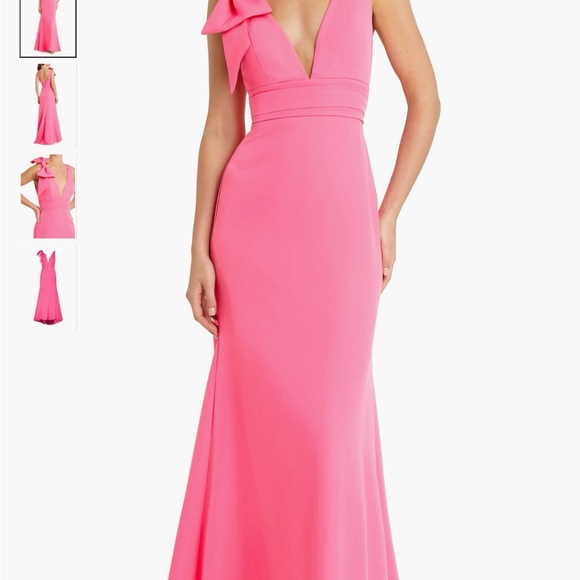 Mac Duggal Pink One Shoulder Gown for Weddings - Picture 1 of 4